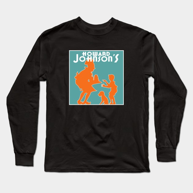 Howard Johnson's Chef, Boy, and Dog Long Sleeve T-Shirt by carcinojen